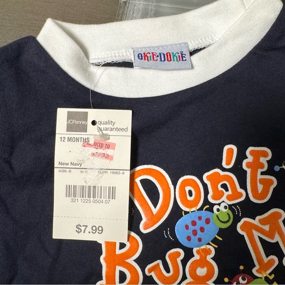 Y2K Deadstock “Don’t Bug Me” Bug Graphic T-Shirt NWT 12m - Picture 3 of 8